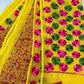 Embroidered Kota Doriya Saree With Blouse