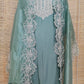 Fern Green Chanderi Suit Set