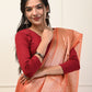 Banarasi Chanderi Linen Saree With Blouse