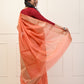 Banarasi Chanderi Linen Saree With Blouse