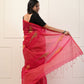 Pure Jamdani Parrot Woven Saree Without Blouse