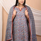 Cotton Hand Block Printed Sharara Set with Dupatta