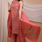 Cotton Handblock Printed Sharara Set with Dupatta