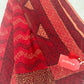 Ajrakh Block Printed Saree With Blouse