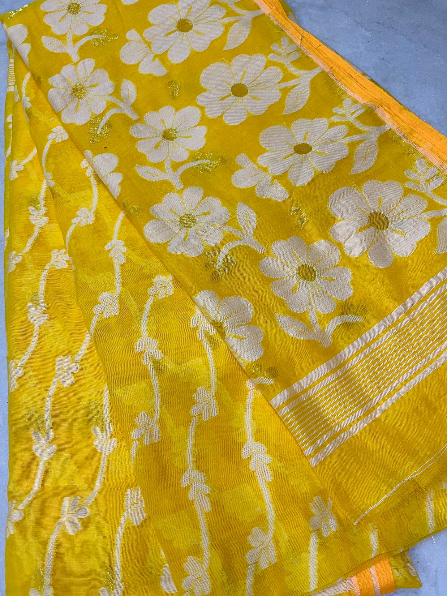 Pure Soft Jamdani Saree With Blouse