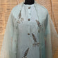 Mint Chanderi Suit With Dupatta