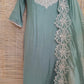 Fern Green Chanderi Suit Set