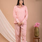 Striped Cotton Night Suit